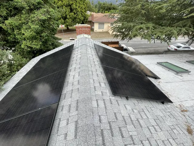 Rooftop solar installation by Cali Energy in Altadena, CA