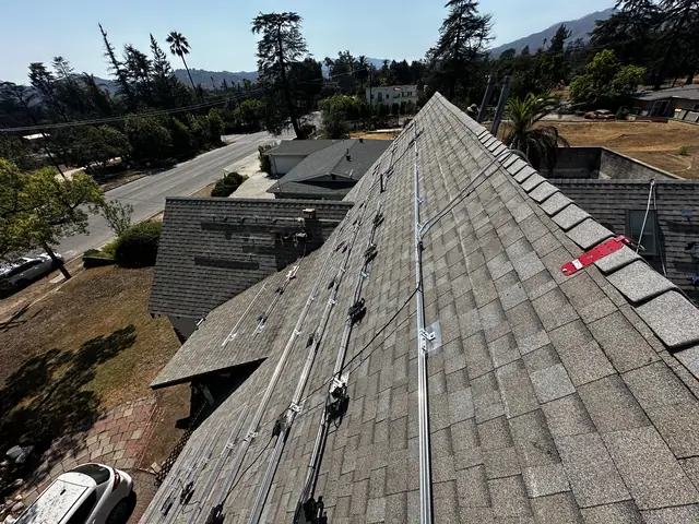 Home solar installation in Altadena, CA