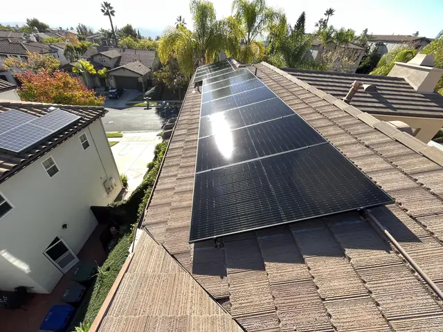 Rooftop solar installation by Cali Energy in Altadena, CA