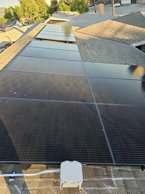 Rooftop solar installation by Cali Energy in Altadena, CA