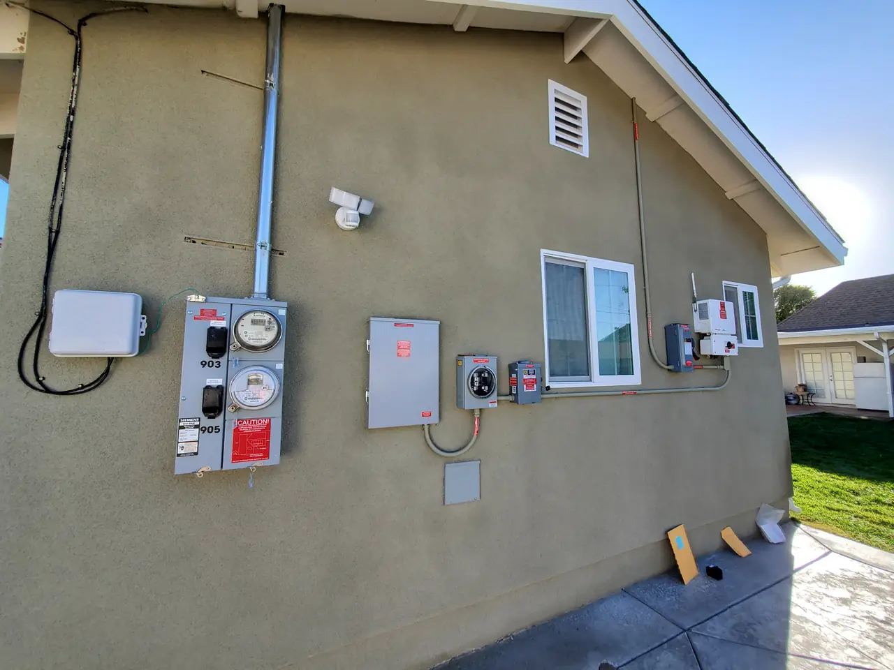 Completed residential solar project in Burbank, CA