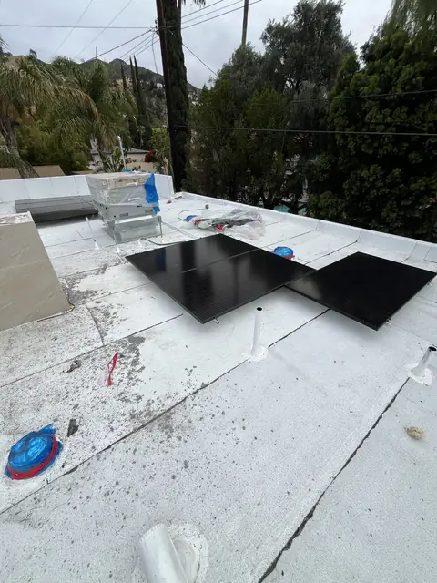 Completed residential solar project in Burbank, CA