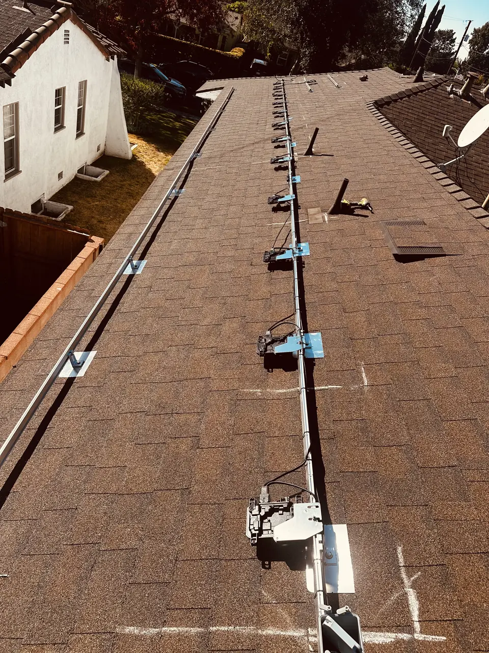 Home solar installation in Burbank, CA