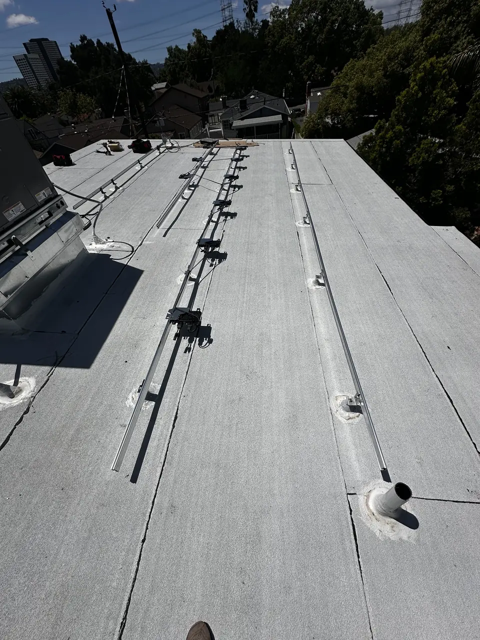 Rooftop solar installation by Cali Energy in Burbank, CA