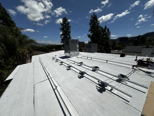 Home solar installation in Burbank, CA