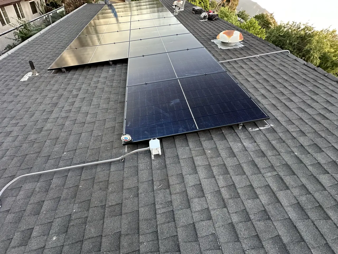 Residential PV system installed in Burbank, CA