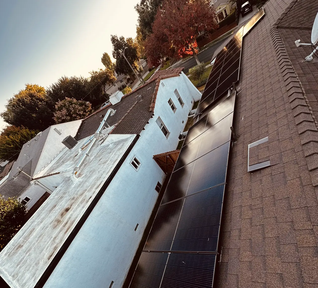 Two rows of ten, and one day on the roof