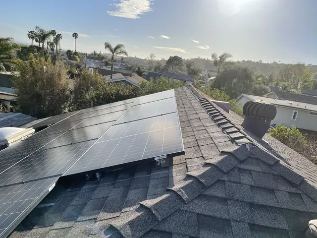 Completed residential solar project in Camarillo, CA