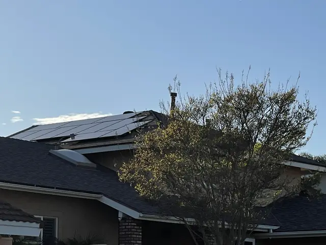 Solar array close-up in Camarillo, CA
