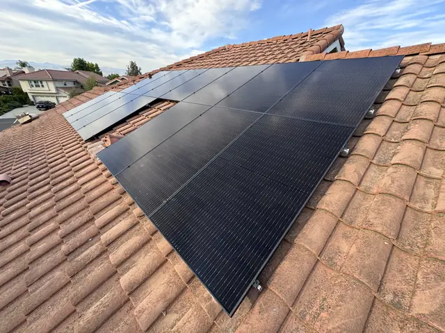 Residential PV system installed in Camarillo, CA