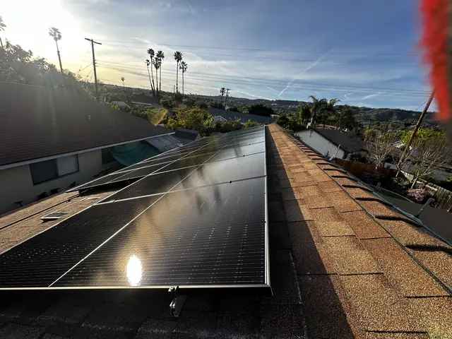 Residential PV system installed in Camarillo, CA