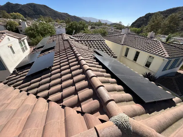 Completed residential solar project in Camarillo, CA
