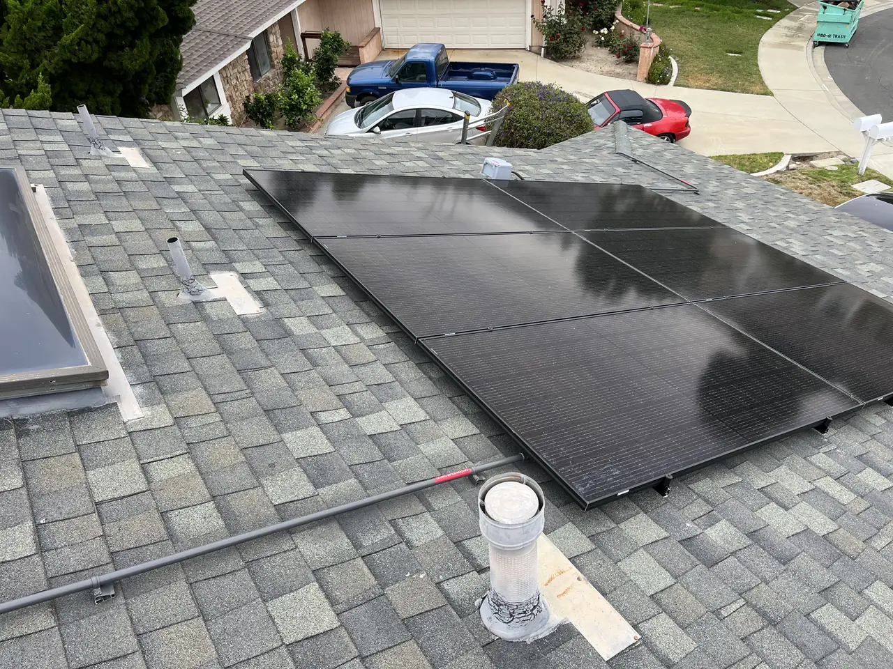 Solar array with battery backup on a Camarillo home