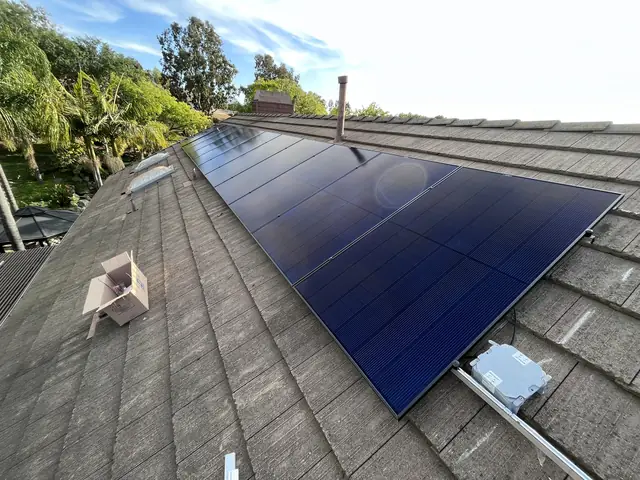 Completed residential solar project in Camarillo, CA