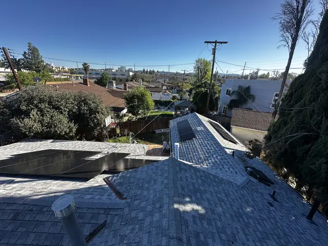 Residential PV system installed in Canoga Park, CA