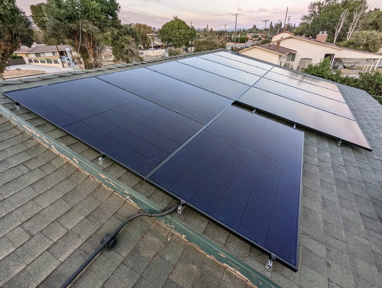 10 kW rooftop solar system in Chatsworth