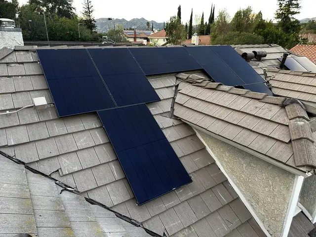 Rooftop solar installation by Cali Energy in Chatsworth, CA