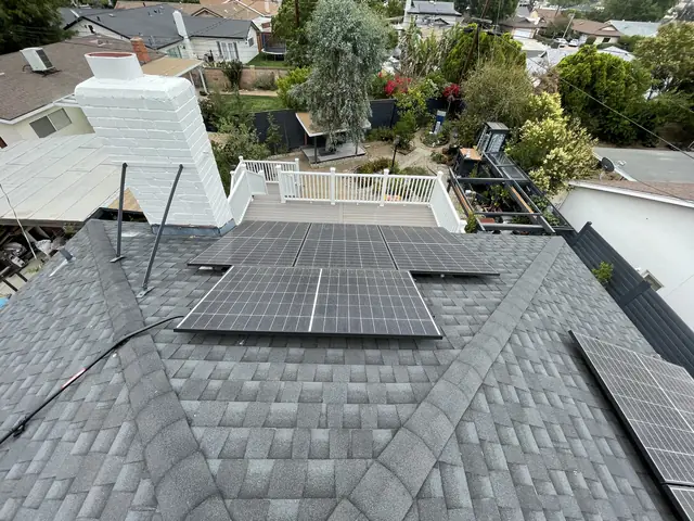 Home solar installation in Chatsworth, CA