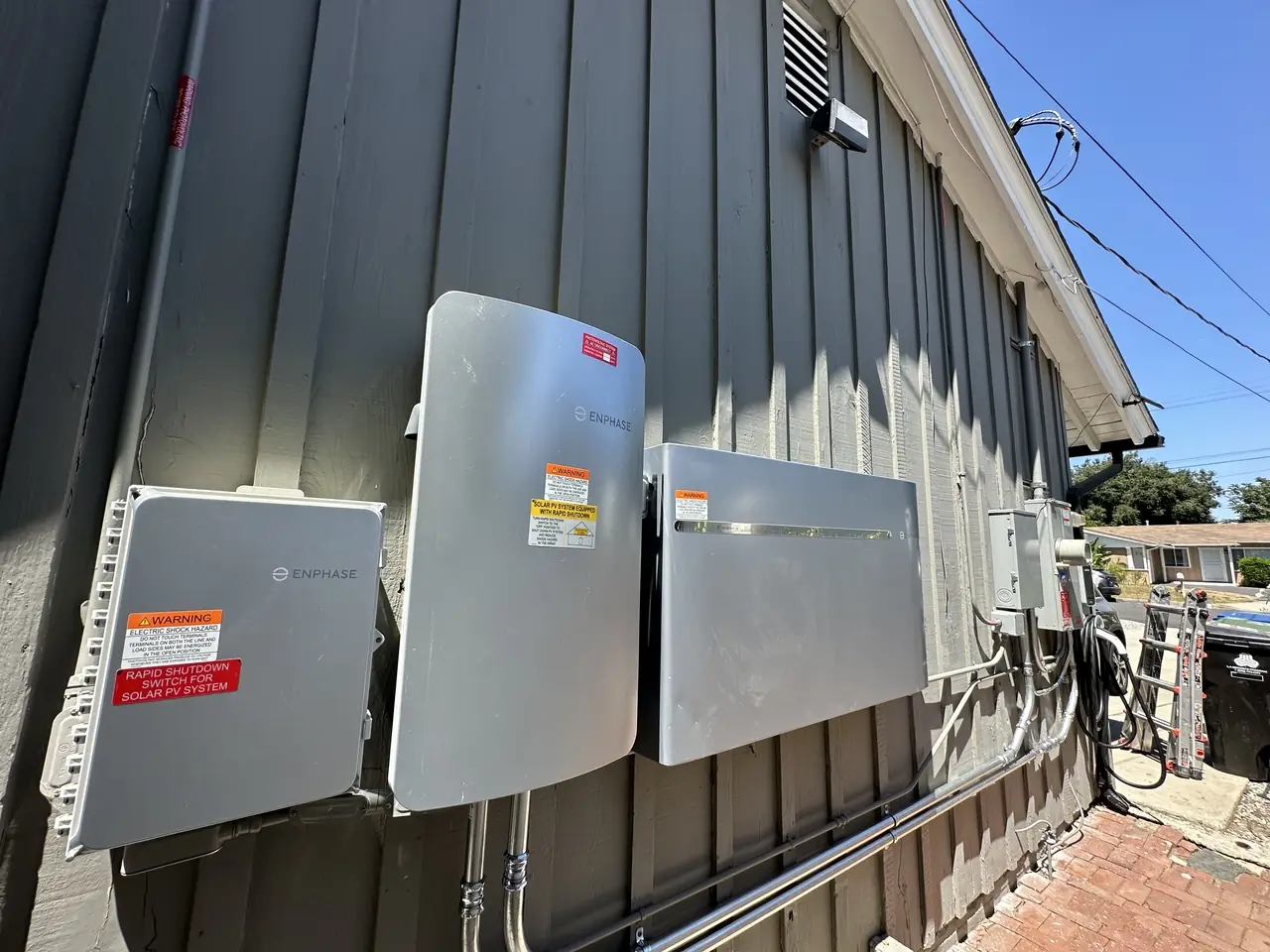 Finished rooftop solar panels on a Chatsworth home