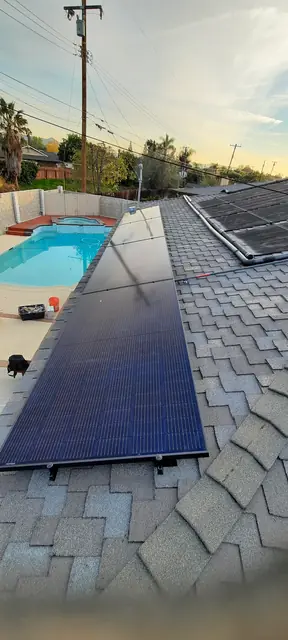 Home solar installation in Covina, CA