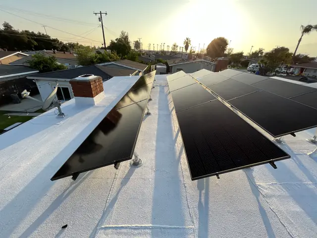 Home solar installation in Covina, CA