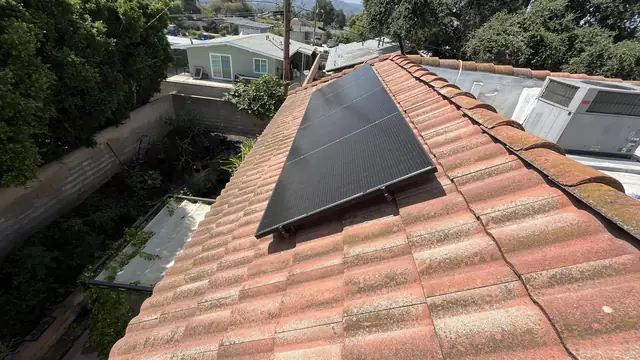 Residential PV system installed in Covina, CA