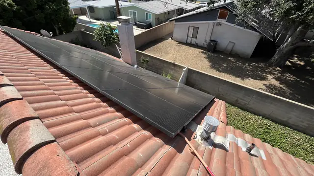 Rooftop solar installation by Cali Energy in Covina, CA