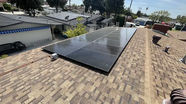 Home solar installation in Covina, CA