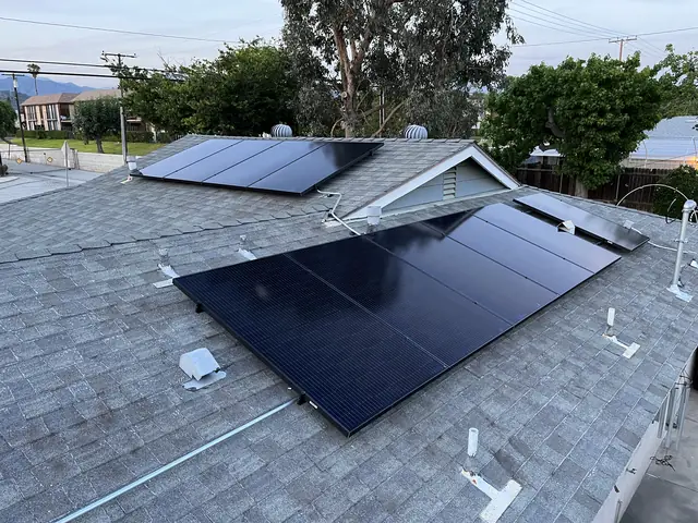 Residential PV system installed in Covina, CA