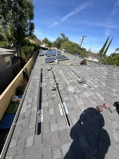 Home solar installation in Encino, CA
