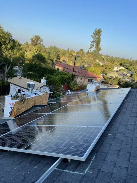 Residential PV system installed in Encino, CA