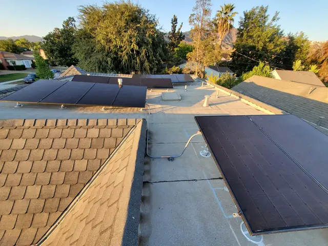 Residential PV system installed in Glendale, CA