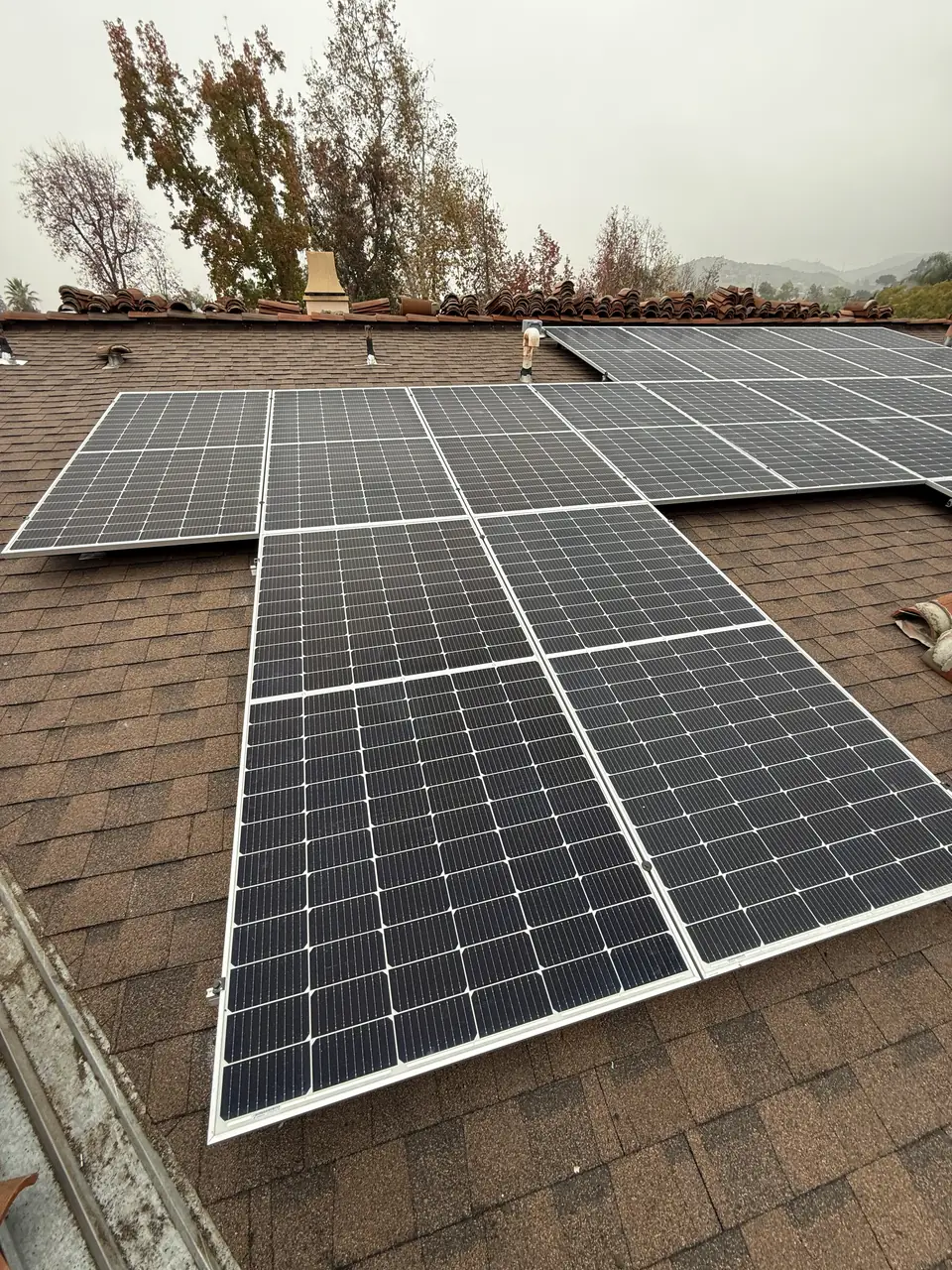 Rooftop solar installation by Cali Energy in Glendale, CA