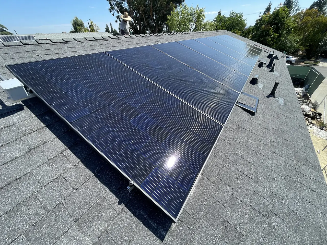 Compact solar system for an ADU in Granada Hills