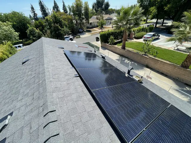 Residential PV system installed in Granada Hills, CA