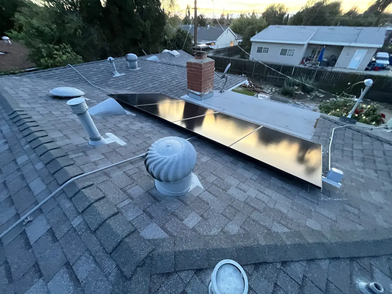 Residential PV system installed in Granada Hills, CA
