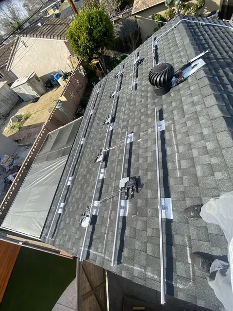 Rooftop solar installation by Cali Energy in Lakewood, CA