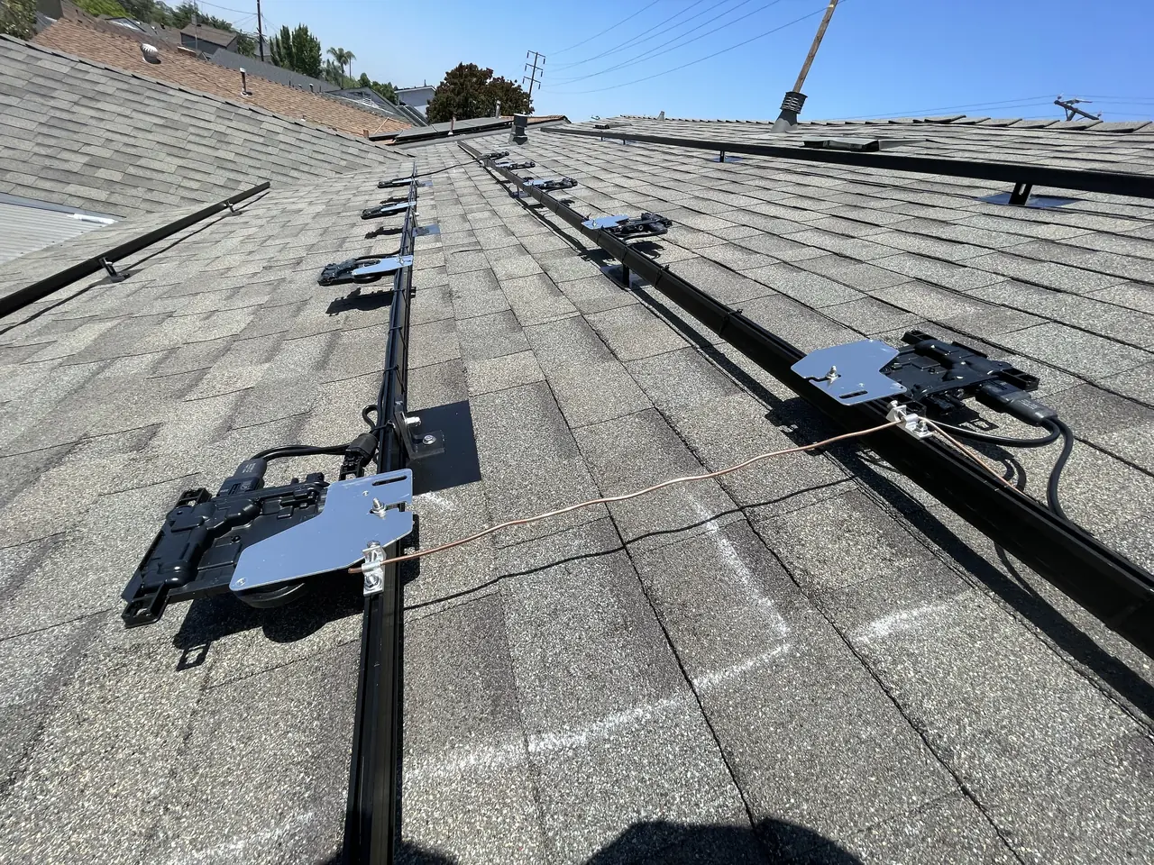 Eleven Canadian Solar panels with Enphase IQ8+ after a roof replacement in Lakewood