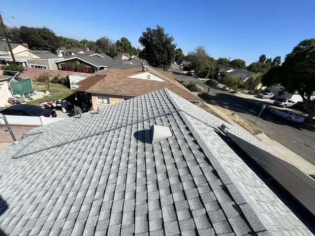 Residential PV system installed in Long Beach, CA
