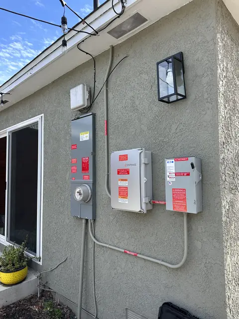Rooftop solar installation by Cali Energy in Long Beach, CA