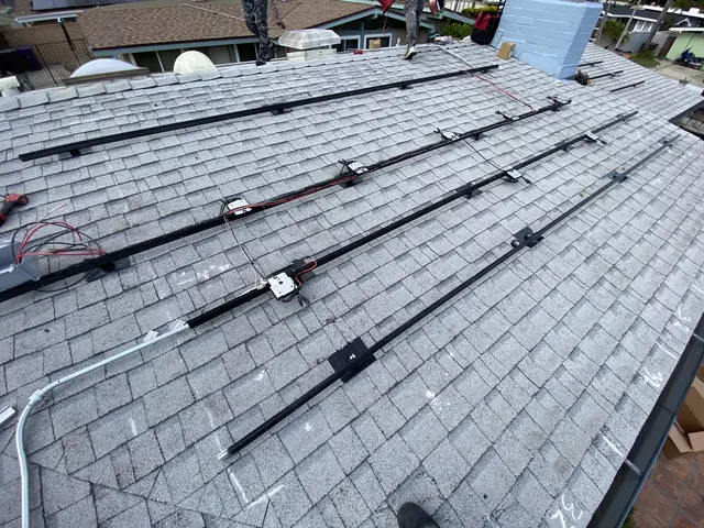 Rooftop solar installation by Cali Energy in Long Beach, CA