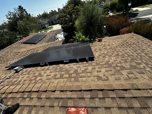Residential PV system installed in Long Beach, CA