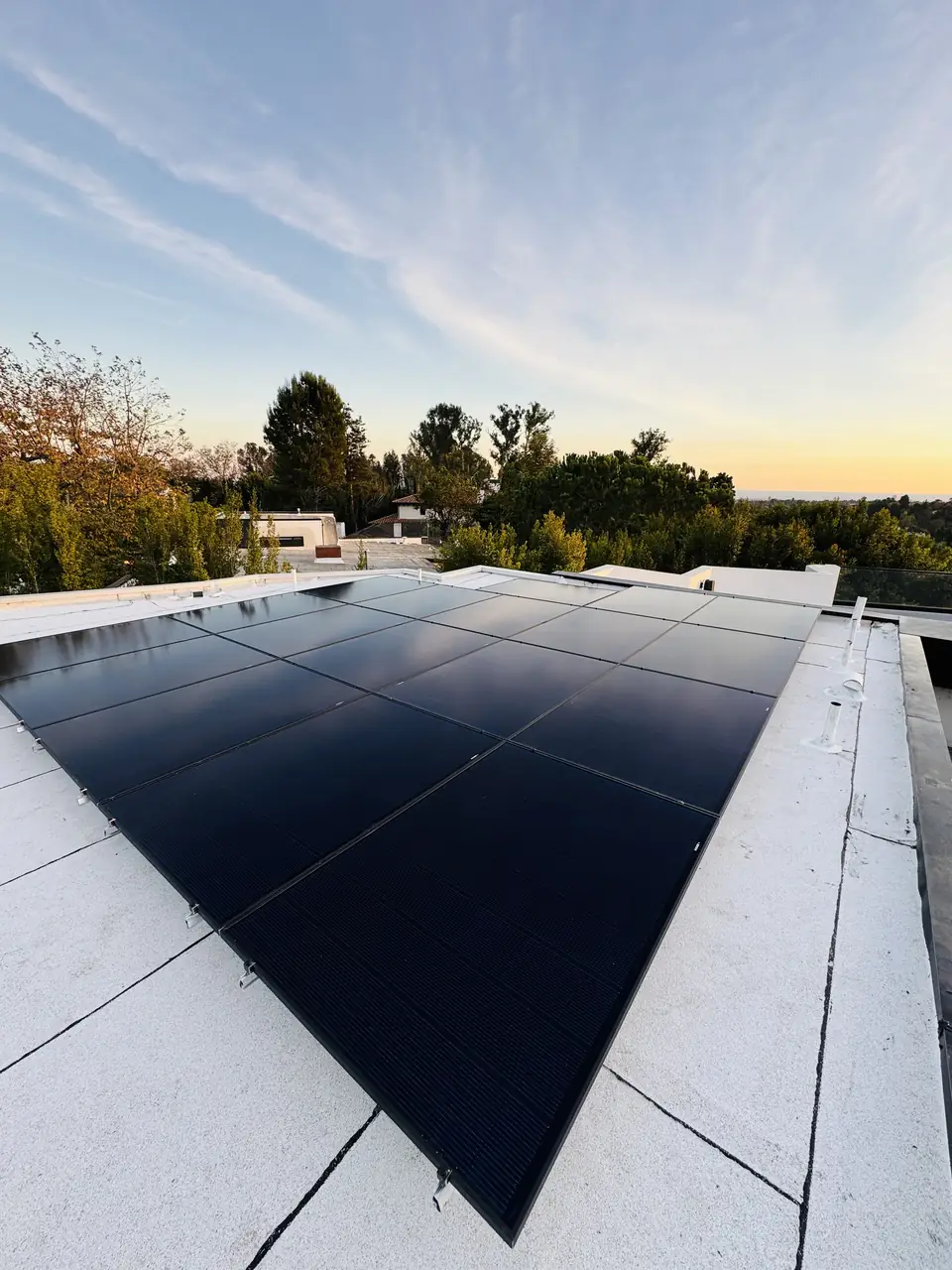 Residential PV system installed in Los Angeles, CA