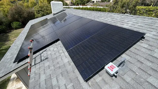 Home solar installation in Los Angeles, CA