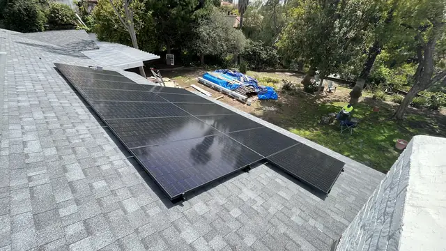 Residential PV system installed in Los Angeles, CA