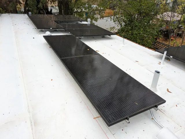 Rooftop solar installation by Cali Energy in Los Angeles, CA