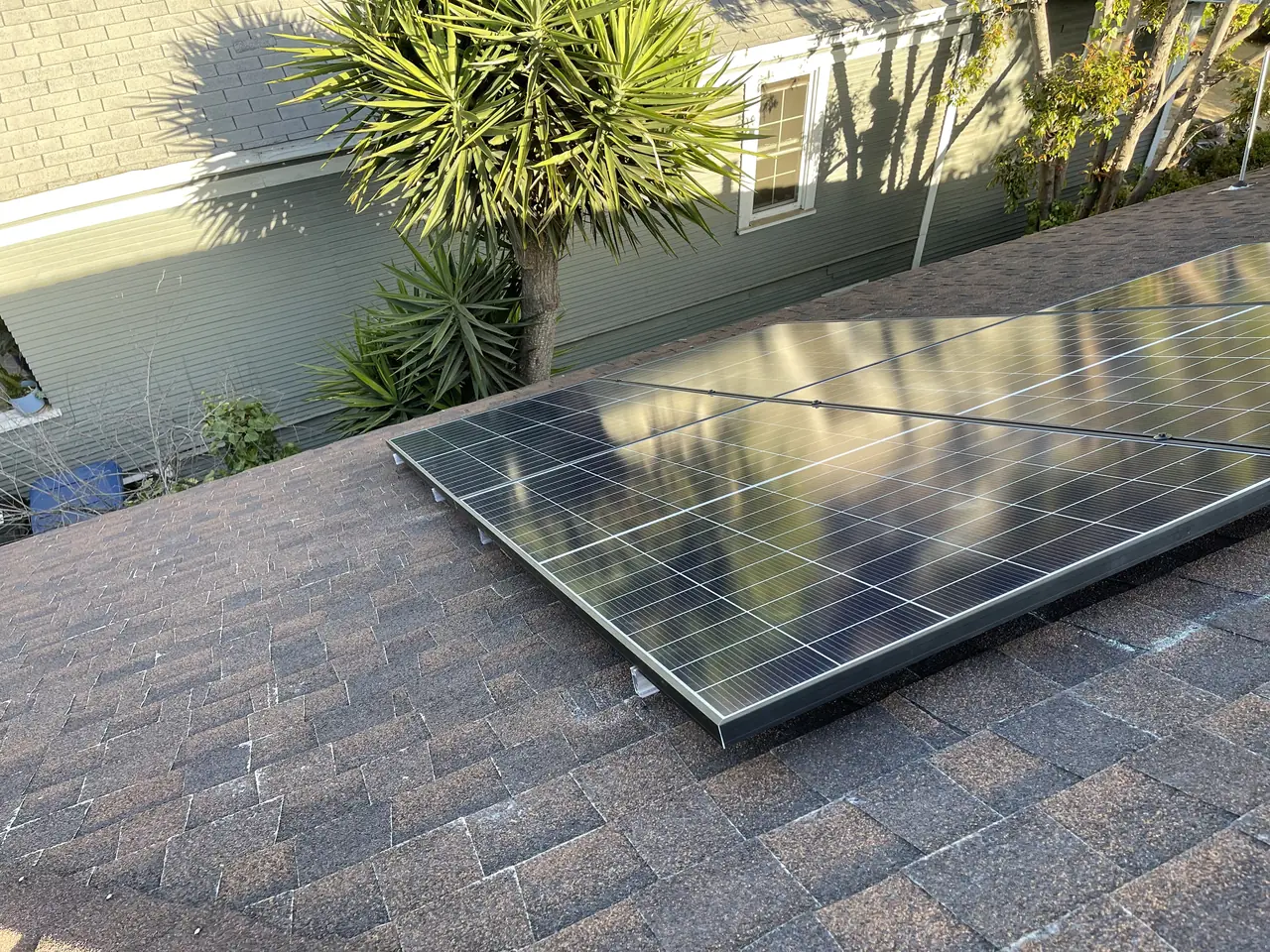 Rooftop solar installation by Cali Energy in Los Angeles, CA
