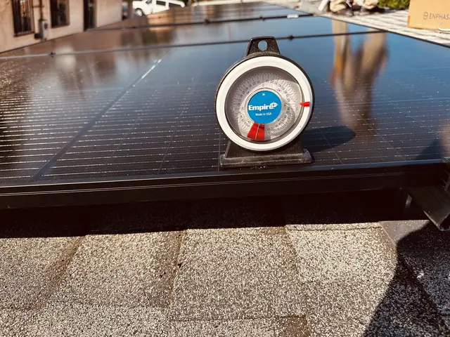 Completed residential solar project in Los Angeles, CA