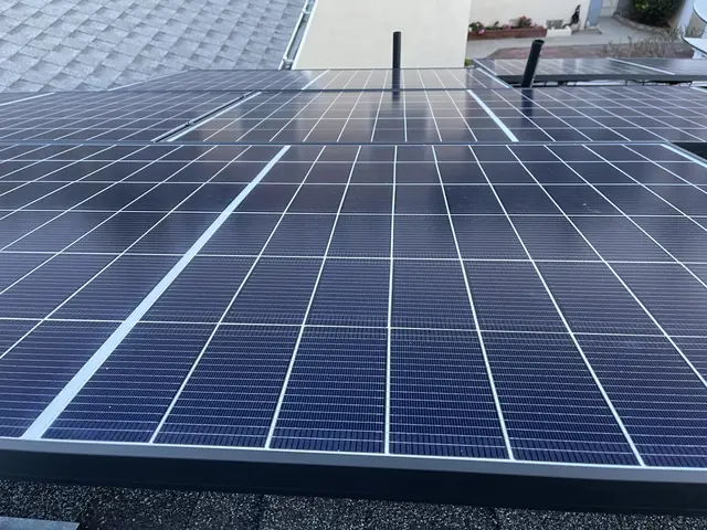 Rooftop solar installation by Cali Energy in Los Angeles, CA