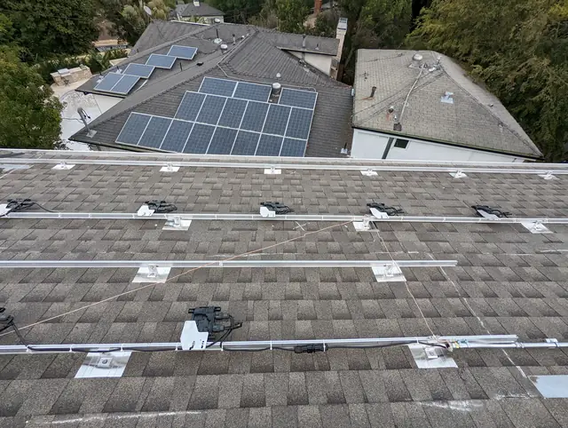 Home solar installation in Los Angeles, CA